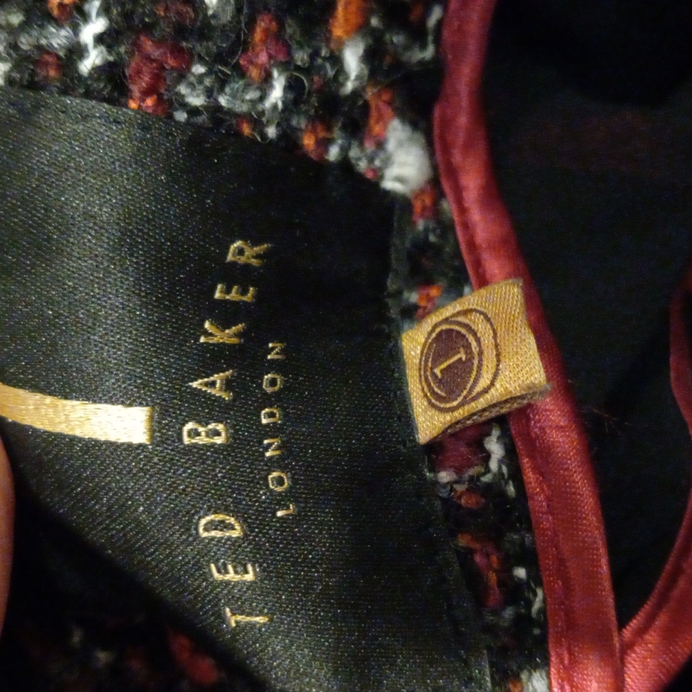 COPY - Ted Baker London tweed jacket sz 4 - Picture 5 of 6
